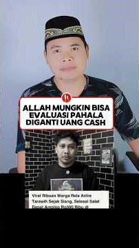 IS THERE REALLY A TARAWIH PRAYER IN JAVA THAT COSTS 300 THOUSAND?