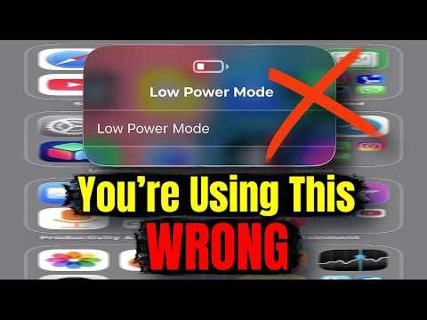 Stop Using Low Power Mode Like This — It Might Be Hurting Your iPhone ⚠️
