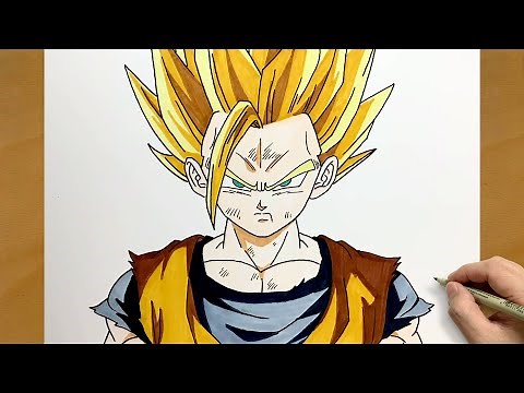 How to Draw gohan ssj2 from Dragon Ball | Super Saiyan 2 | step by step | draw anime | Dragon Ball Z