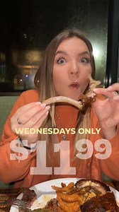Experience ribs so tender they fall off the bone, just $11.99 for a half-rack on Wednesdays after 4pm. Melt-in-your-mouth magic! | Ruby Tuesday | Facebook