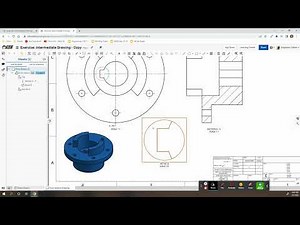 Onshape Detailed Drawings: Exercise 2: Intermediate Drawing