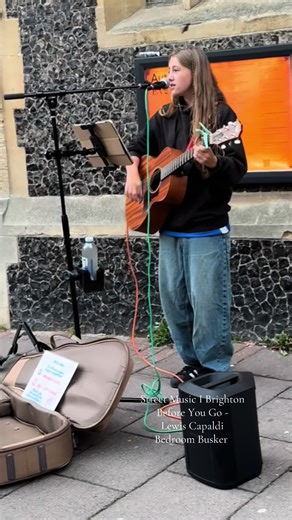 Praying for better weather so I can do this at the weekend again soon - Busking Brighton guitar and vocals singing and playing Before You Go by Lewis Capaldi #Busking #StreetMusic #Brighton #LewisCapaldi #BedroomBusker