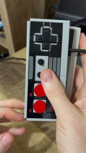 Real NES Controller Compared To Lego Version