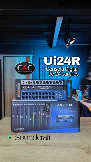 🎛️ Soundcraft Ui24R Control total, sonido profesional y máxima portabilidad. La Ui24R es una consola digital de 24 canales con control inalámbrico vía navegador web, sin apps. Integra preamplificadores Studer, procesamiento Lexicon y dbx y grabación multipista USB de hasta 24 canales en alta calidad. Compacta, potente y lista para escenario, estudio o producción en vivo. 🔊 Precisión, flexibilidad y confiabilidad en un solo rack. 🎛️ Soundcraft Ui24R Control total, sonido profesional y máxima p