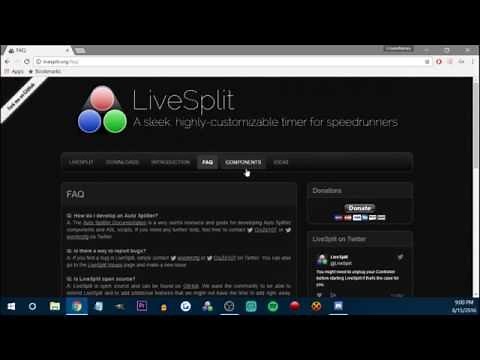 How to Speedrun "LiveSplit Tutorial"