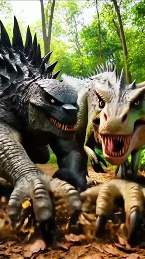 Godzilla vs Dinosaur 😱 | 6s Fight”#shorts