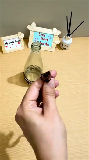 DIY Rose Flower From Ribbon-Vase Decor Ideas #1 #shorts #diy