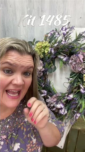 DIY Purple Butterfly Wreath Kit | Easy Spring & Summer Front Door Wreath Tutorial