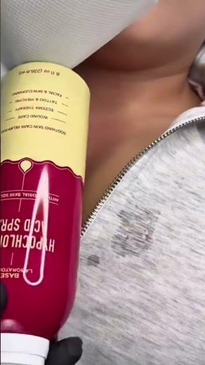 Chest dermal piercing ✨Base Laboratories Hypochlorous Acid Spray