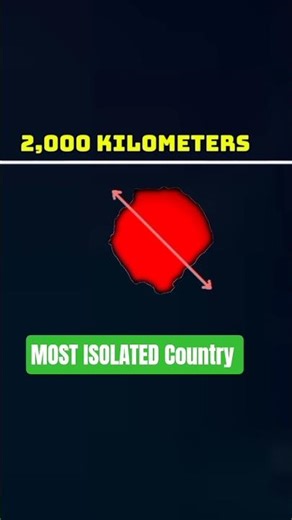 This Place is 2000s of KM Away From Everything! 😳 | #shorts #geopolitics #geographyshorts #viral