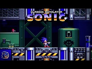 Classic Sonic Simulator: Luminous City Zone - Act 1 (Bottom & Top Routes | V13 Testing)