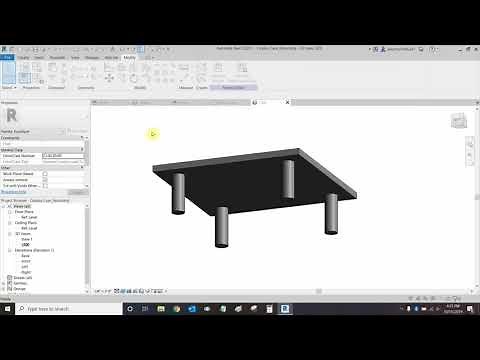 Creating a Parametric Family with Revit