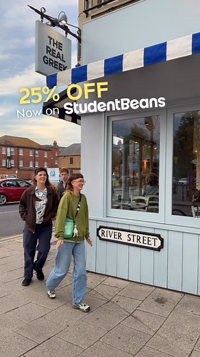 📣 HUGE STUDENT NEWS: we’re now partnered with @studentbeans! Get 25% off main menu food every Sun-Thurs when you’re signed up. Lunch between lectures or an evening feast with Greek island vibes … we’ve got you covered ☀️ p.s. big love for Ilias and our Windsor team #backtouni #studentdeals #greekfood #student #freshers | The Real Greek