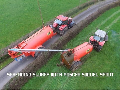 Slurry Spreading with a Moscha Swivel Spout