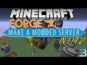 How To Make A Modded Server in Minecraft 1.14.2 (Make A 1.14.2 Forge Server!)