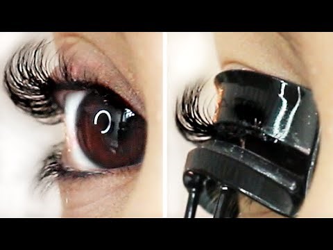 How to Curl Straight Lashes to Stay All Day! ♡