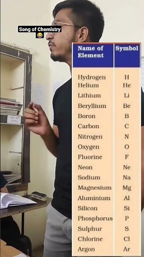 Song Of chemistry 😂😂 #science #chemistry #songs