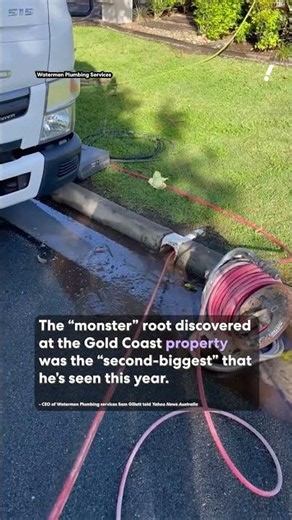 Tradie's staggering 17-metre find in stormwater drain highlights common Aussie issue | #yahoonewsau