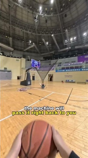 Basketball return machine #basketballball #basketball #baskball #basketballequipment