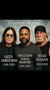 50K views · 2.2K reactions | We Lost 3 legends In One Week Ozzy Osbourne , Malcolm Jamal Warner And Hulk hogan To Those Legends Rest In Pace Memories Never Die #RIPLegend #memoriesneverdie | Alan Knight | Facebook