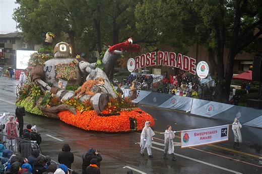 Cal Poly Float Wins Sweepstakes Award at 2026 Rose Parade