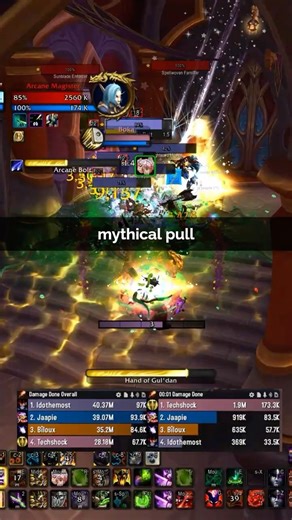 the kind of pull they write demonology warlock guides about