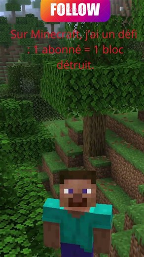 Si Tu T’Abonnes… Je Détruis Minecraft 😈 #minecraft #gaming #foryou #minecraftshorts #challenge