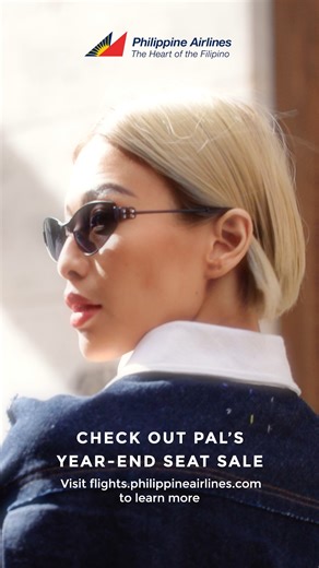 That feeling when your dream vacation is just a click away! 🌎✈️ Reward yourself this November with Philippine Airlines' Year-End Seat Sale—the perfect way to wrap up the year or kickstart the new one! ✈️ Head to flights.philippineairlines.com because your next adventure is calling! 🌴 Booking Period: November 22- December 15, 2024 Domestic Travel Period: December 1, 2024 – June 30, 2025 / July 1, 2025 onwards | International Travel Period: January 09- September 14, 2025 / June 1, 2025 onwards B