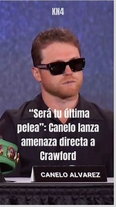 🔥🗣️ “Será tu última pelea”: Canelo lanza amenaza directa a Crawford | Knockoutnews4