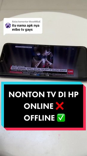 Cara Nonton TV di HP Offline Menggunakan DVB T2