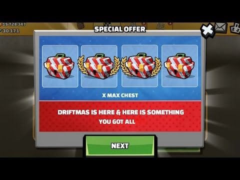 😍 GETTING ALL X MAX CHEST !! IN - Hill Climb Racing 2