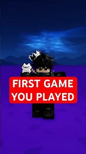 FIRST Roblox Game You Played