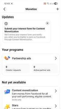 Submit Your Interest Form For Content Monetization 🤑