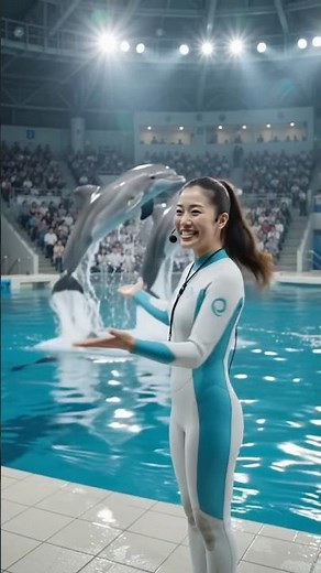 🐬 日本の美しいイルカショー | 感動のドルフィンパフォーマンス 4K ✨