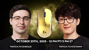 304K views · 98 reactions | Announcing the third installment of Logitech G RIVALRIES! ⚔️ shroud vs. iiTzTimmy  CS2 2v2 The grand prize? A golden PRO X Superlight 2c! Find out who will win tomorrow at 12pm PT. | Logitech G | Facebook