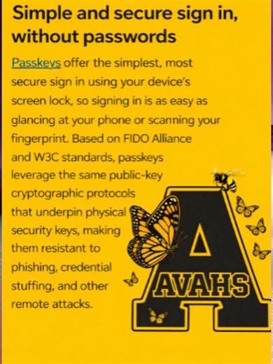 SIMPLE AND SECURE SIGN IN, WITHOUT PASSWORDS