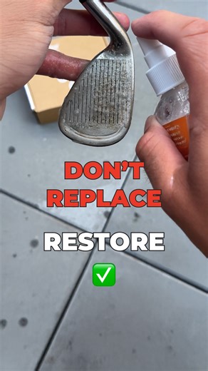 Your clubs don’t need replacing… They just need restoring. 🧽 Club Doctor brings back the feel, the look, the confidence. No thousand-dollar regrets — just smart gear care. | Club Doctor