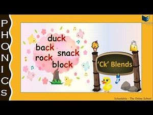 'CK' Ending Blends__Consonant Blends_Easy Phonics_ One-stop learning_L#9