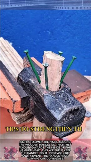 Tips for hammering nails || How to reinforce a hammer