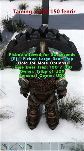 ARK Taming a Fenrir