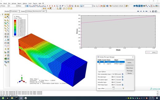 【Abaqus】第四十九讲：应力应变关系曲线的输出方法