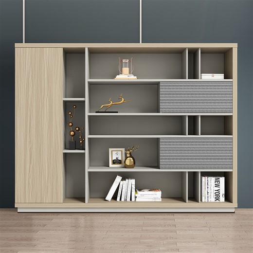 High Quality Modern Extendable Wood Panel File Cabinet and Office Wardrobe Storage Filing System for Home Office Furniture