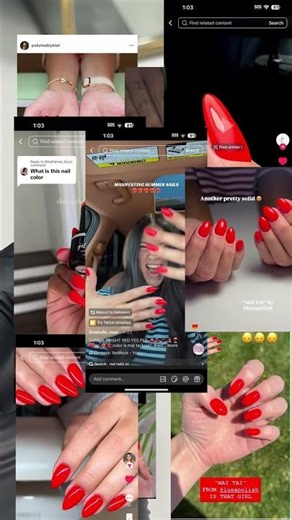The Perfect Summer Red Nail Color | Meet Mai Tai