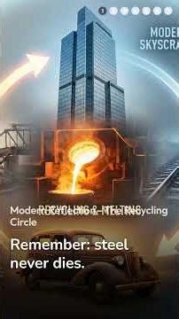Modern Reflection - Steel's Future | The Power of Steel - The Backbone of Modern Cities - 28-30