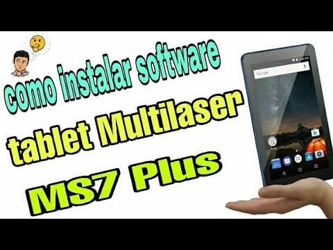 Como instalar software tablet Multilaser M7S plus.
