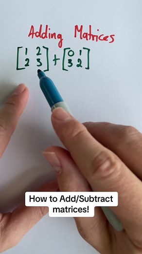 Cómo añadir y restar matrices en matemáticas