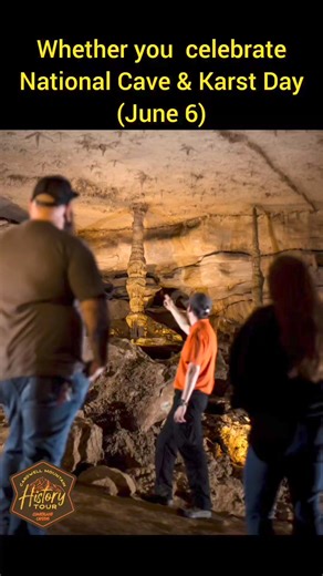 National Caves & Karst Day is June 6th! We are also celebrating Cave Week all week! Of course caves are our jam every day of every year. Whether you want an easy stroll with the fam or an adrenaline-pumping challenge, we are ready for you. Let's get underground! #NationalCavesAndKarstDay #caves #karst #explore #cave | Cumberland Caverns