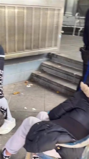 Walking By Huntington Ave Station & I Seen A Man In Need Of Assistance Around A Crowd Of Addicts. Then I Spotted A Police Offer Nearby & Waved Him Down To Get More Assistance. The Addicts Ran Off Once The Police~ | Street View