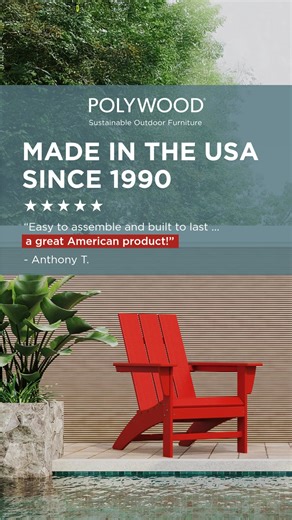 21K views | Meet the original all-weather furniture, proudly crafted in America and backed by a 20-year lumber warranty. | POLYWOOD | Facebook