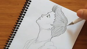 How to Draw Sketch of a Handsome Boy #Sketch_Drawing_Art | Sketch drawing Art